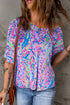 Loose Painted Floral Tee